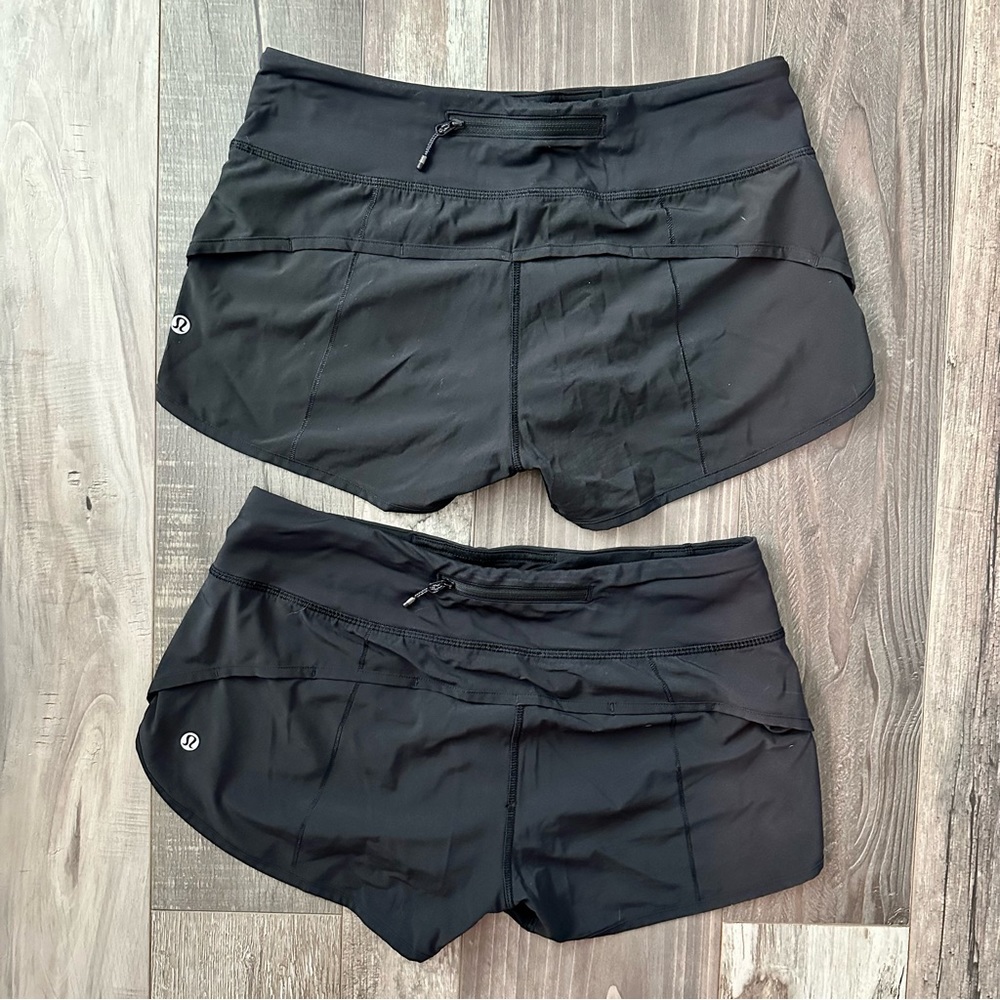 2 Pairs Of Lululemon Speed Up Shorts - image 2